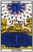 tarot de marsella A Lua