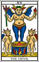 tarot de marsella El Diablo