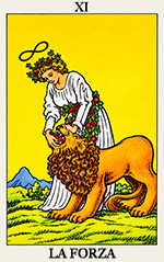 tarot del amor La forza
