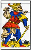 Tarot van Marseille De Dwaas